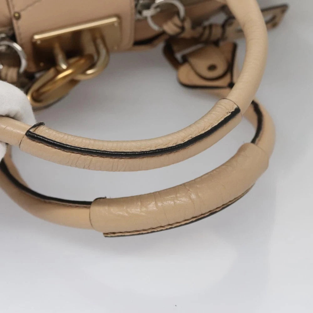 CHLOE PADDINGTON BAG BEIGE LEATHER