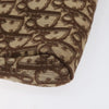 CHRISTIAN DIOR CLUTCH BROWN TROTTER CANVAS