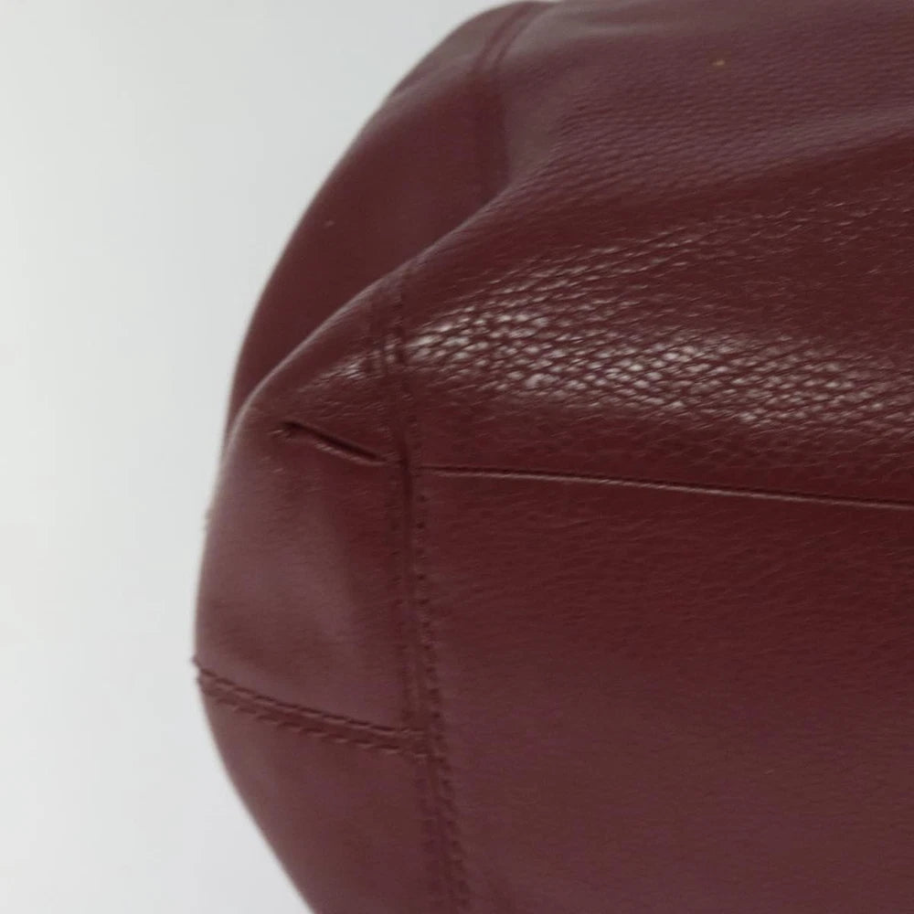COACH TOTE BAG RED LEATHER