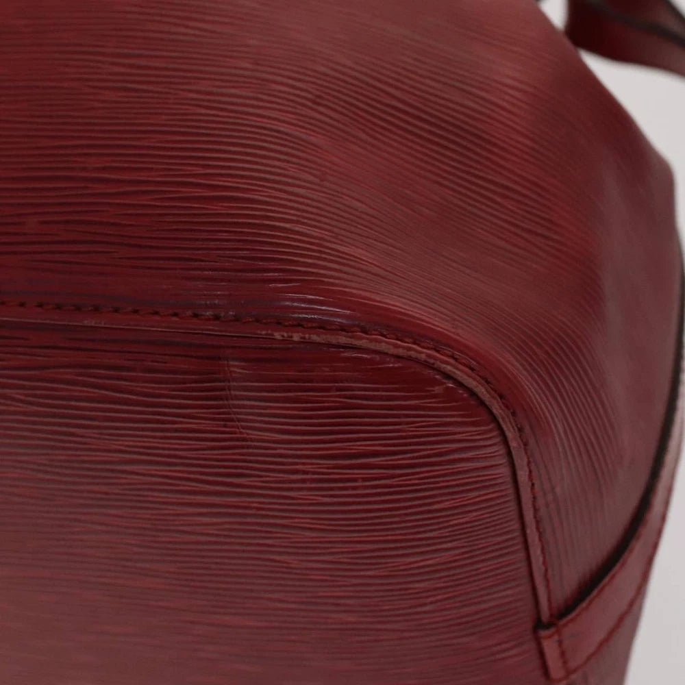 LOUIS VUITTON PETIT NOE BAG RED EPI LEATHER
