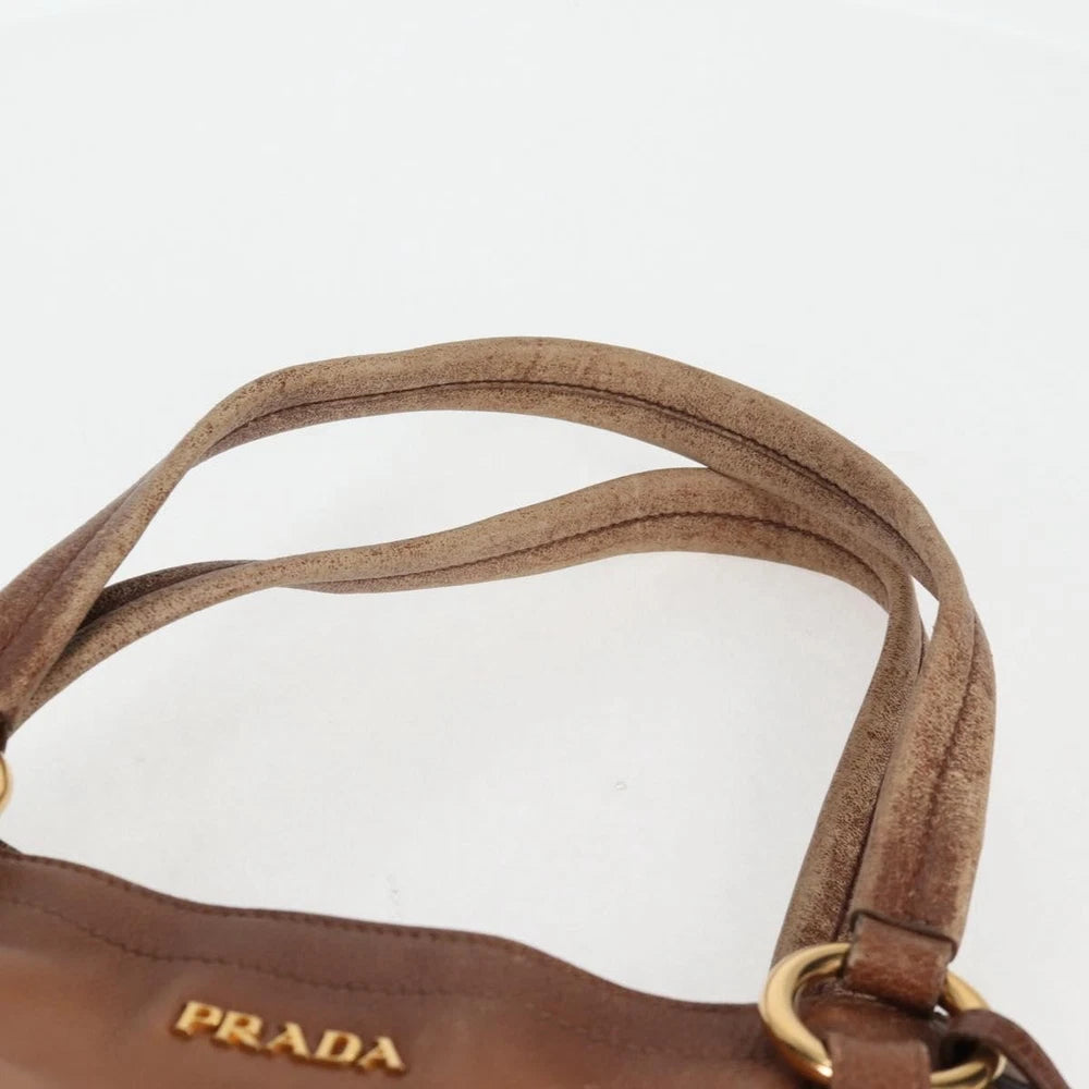Vintage Prada Veske - Brun Skinn