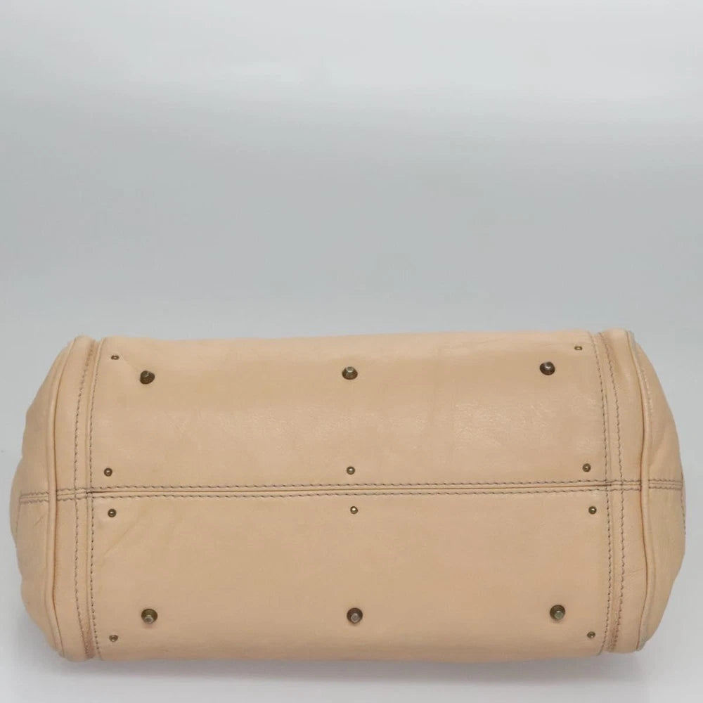 CHLOE PADDINGTON BAG BEIGE LEATHER