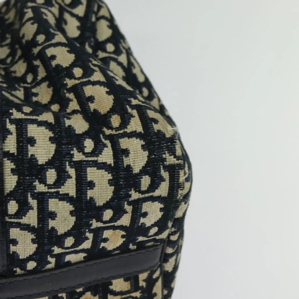 Dior Boston Bag 30 - Navy Trotter Canvas