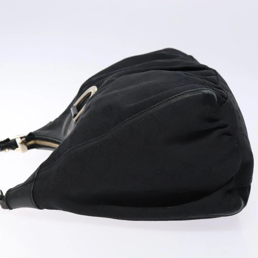 Gucci Abbey Bag - Black GG Canvas