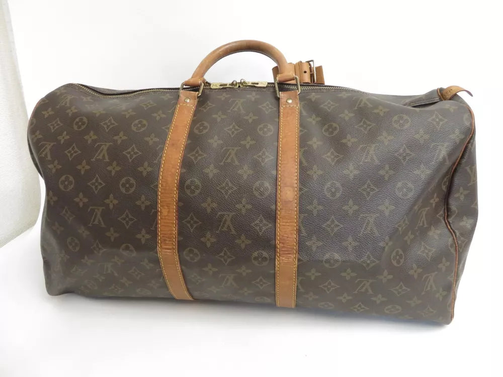 LOUIS VUITTON KEEPALL 55 BAG MONOGRAM CANVAS