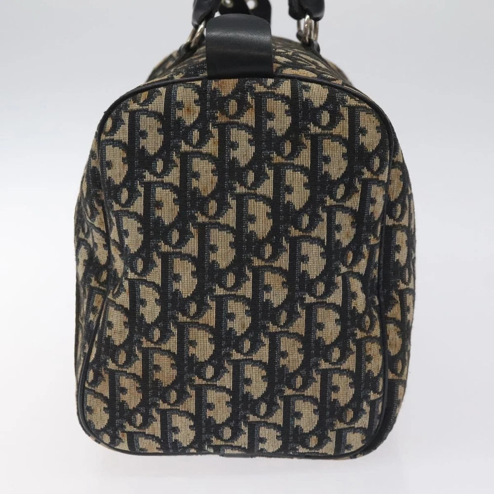 Dior Boston Bag 30 - Navy Trotter Canvas
