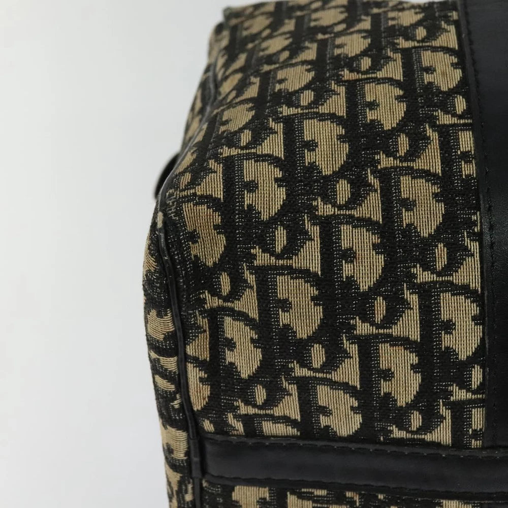CHRISTIAN DIOR BOSTON BAG 30 TROTTER CANVAS