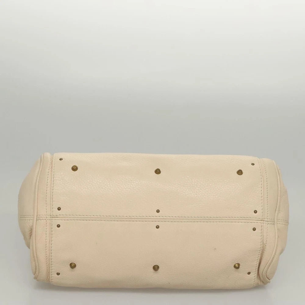CHLOE PADDINGTON BAG WHITE LEATHER
