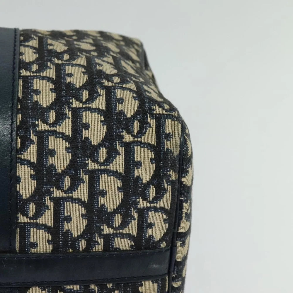 Dior Boston Bag - Navy Trotter Canvas