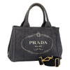 PRADA CANAPA PM BAG NAVY