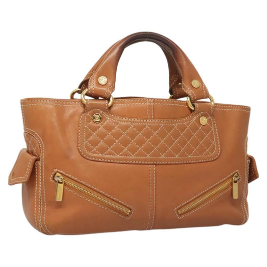 Celine Boogie Bag - Brown Leather