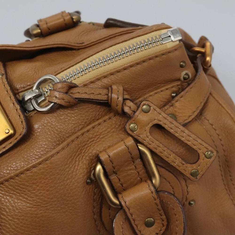 CHLOE PADDINGTON BAG BROWN LEATHER