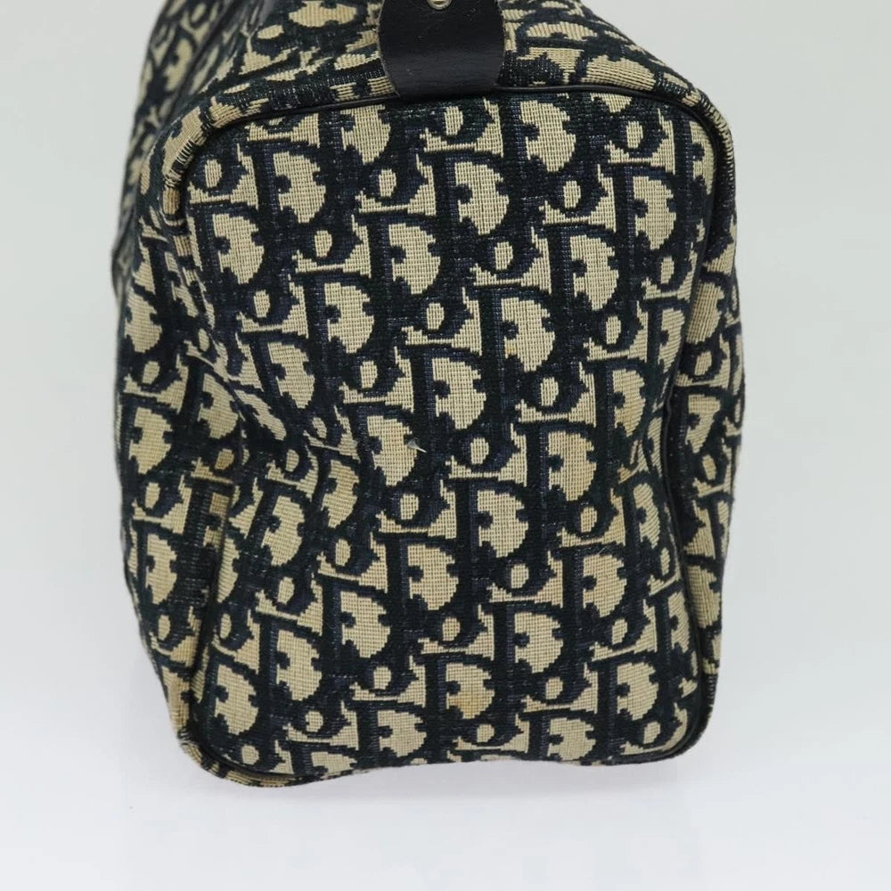 Dior Boston Bag 30 - Navy Trotter Canvas