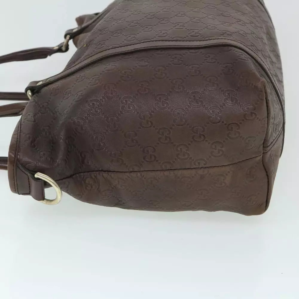GUCCI GUCCISSIMA SHOULDER BAG GG CANVAS