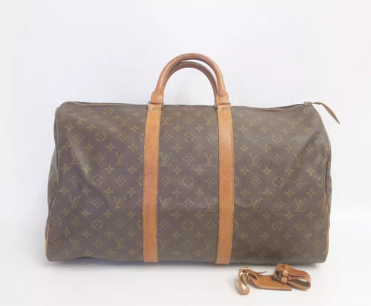 LOUIS VUITTON KEEPALL 50 BAG MONOGRAM CANVAS - Brands Select