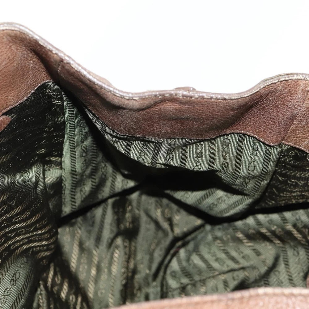 Vintage Prada Veske - Brun Skinn