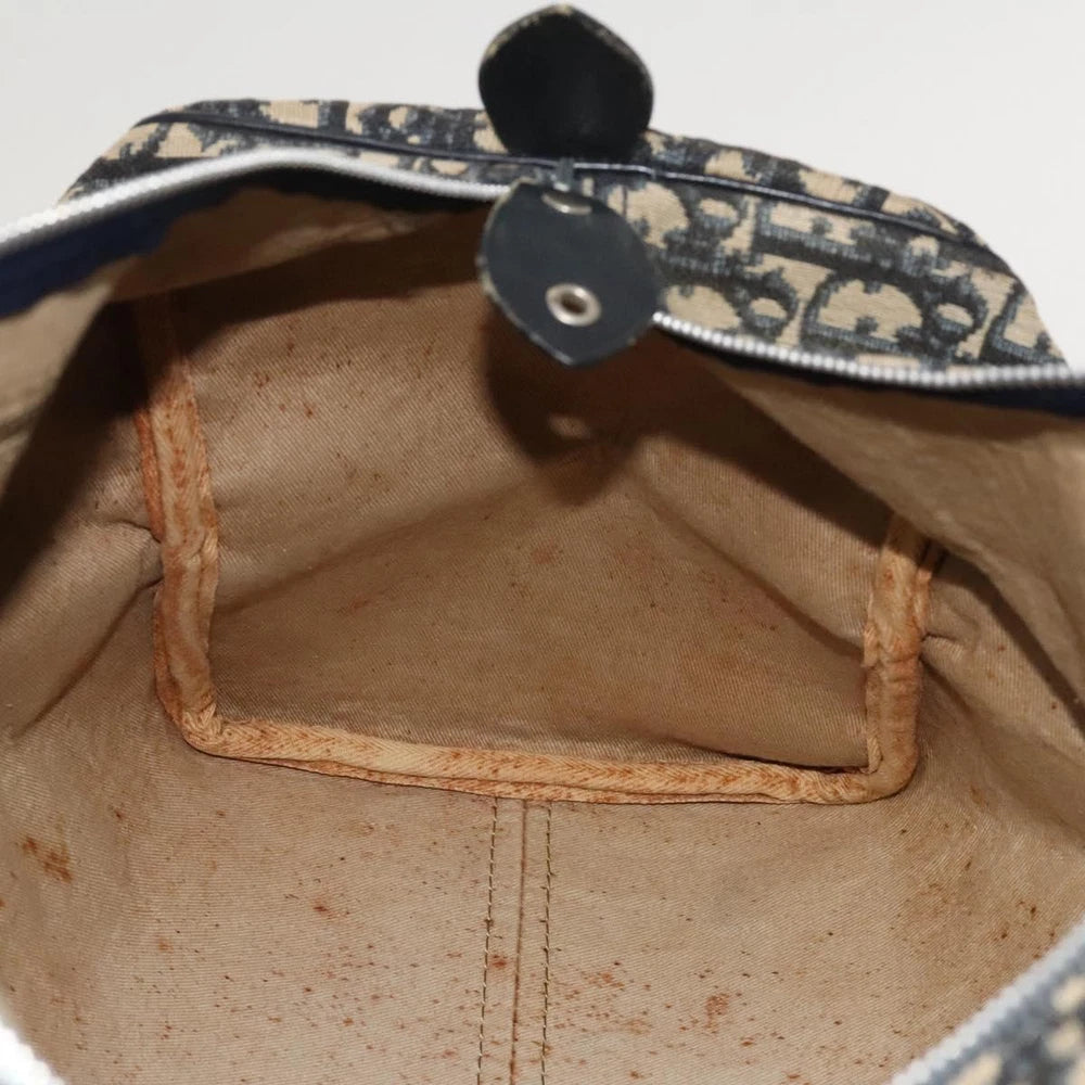 Dior Boston Bag 40 - Navy Trotter Canvas