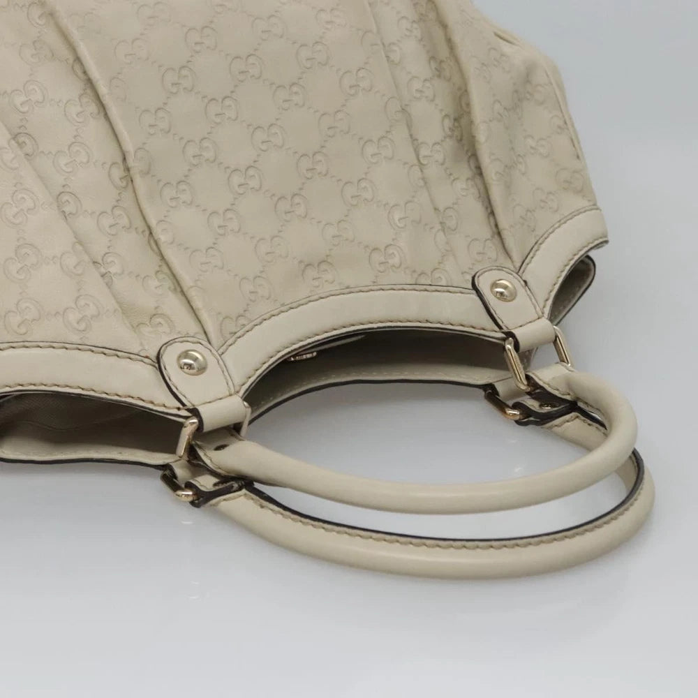 Gucci Sukey Bag - White Guccissima Leather