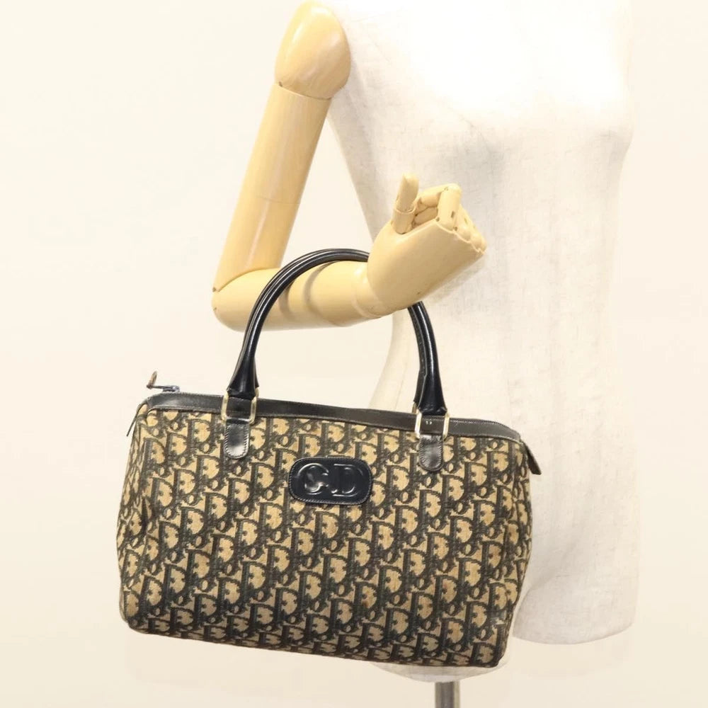 Vintage Dior Handbag - Navy Trotter Canvas