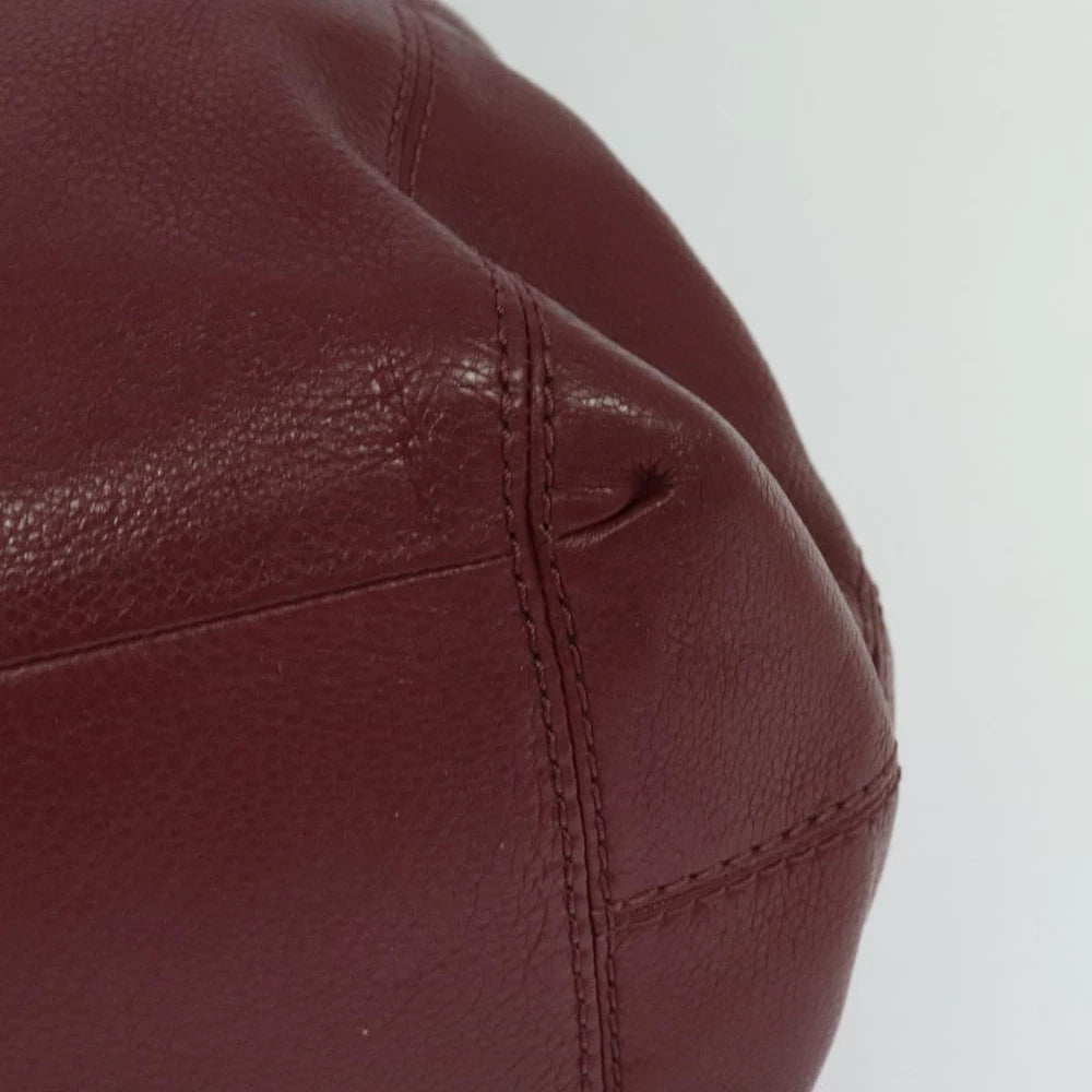 COACH TOTE BAG RED LEATHER