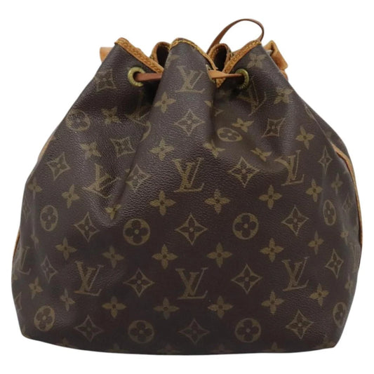 LOUIS VUITTON PETIT NOE BUCKET BAG MONOGRAM CANVAS