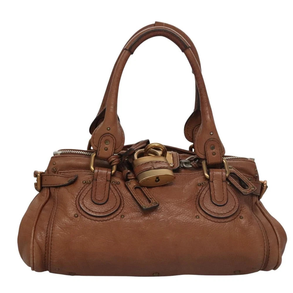 CHLOE PADDINGTON BAG BROWN LEATHER