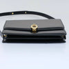 CELINE SHOULDER BAG NAVY LEATHER