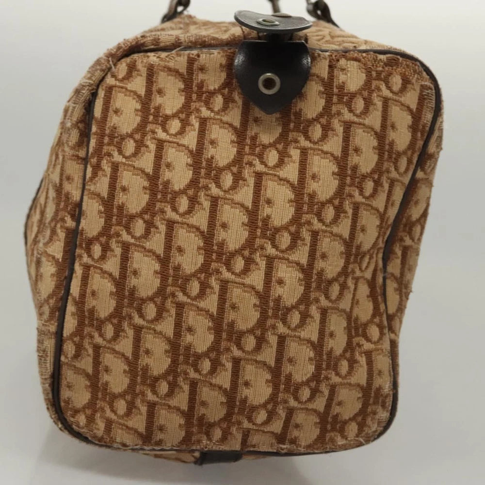 CHRISTIAN DIOR BOSTON BAG 30 TROTTER CANVAS