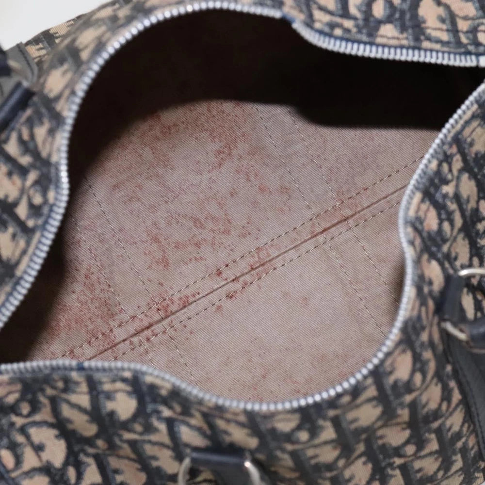 CHRISTIAN DIOR BOSTON BAG 30 TROTTER CANVAS