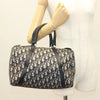 Dior Boston Bag Vintage - Navy Trotter Canvas