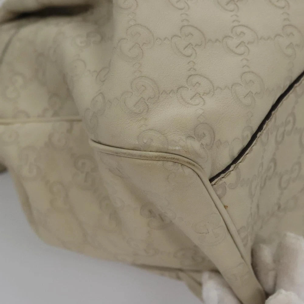 Gucci Sukey Bag - White Guccissima Leather