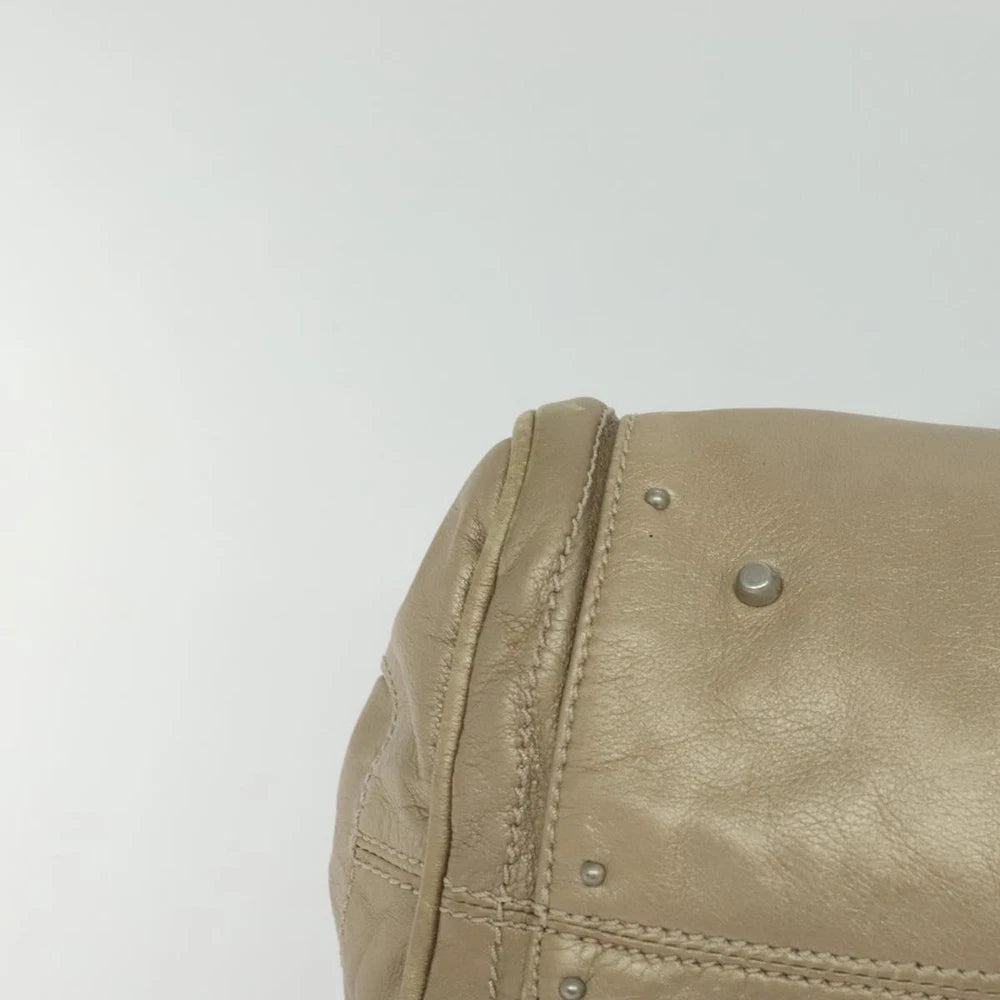 CHLOE PADDINGTON BAG BEIGE LEATHER