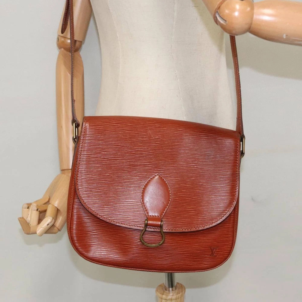 LOUIS VUITTON SAINT CLOUD GM BAG EPI LEATHER BROWN