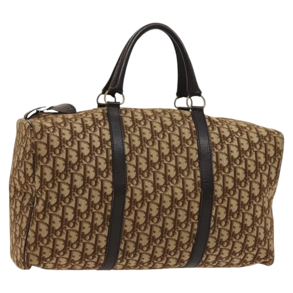 Vintage Dior Boston Bag 40 - Brown Trotter Canvas