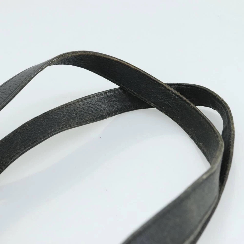 GUCCI TOTE BAG BLACK GG CANVAS
