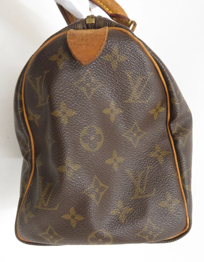 LOUIS VUITTON SPEEDY 25 BAG MONOGRAM CANVAS