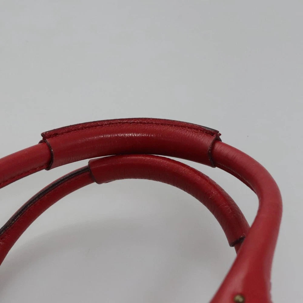 CHLOE PADDINGTON BAG RED LEATHER
