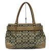 Vintage Coach Signature Bag - Khaki And Light Brown