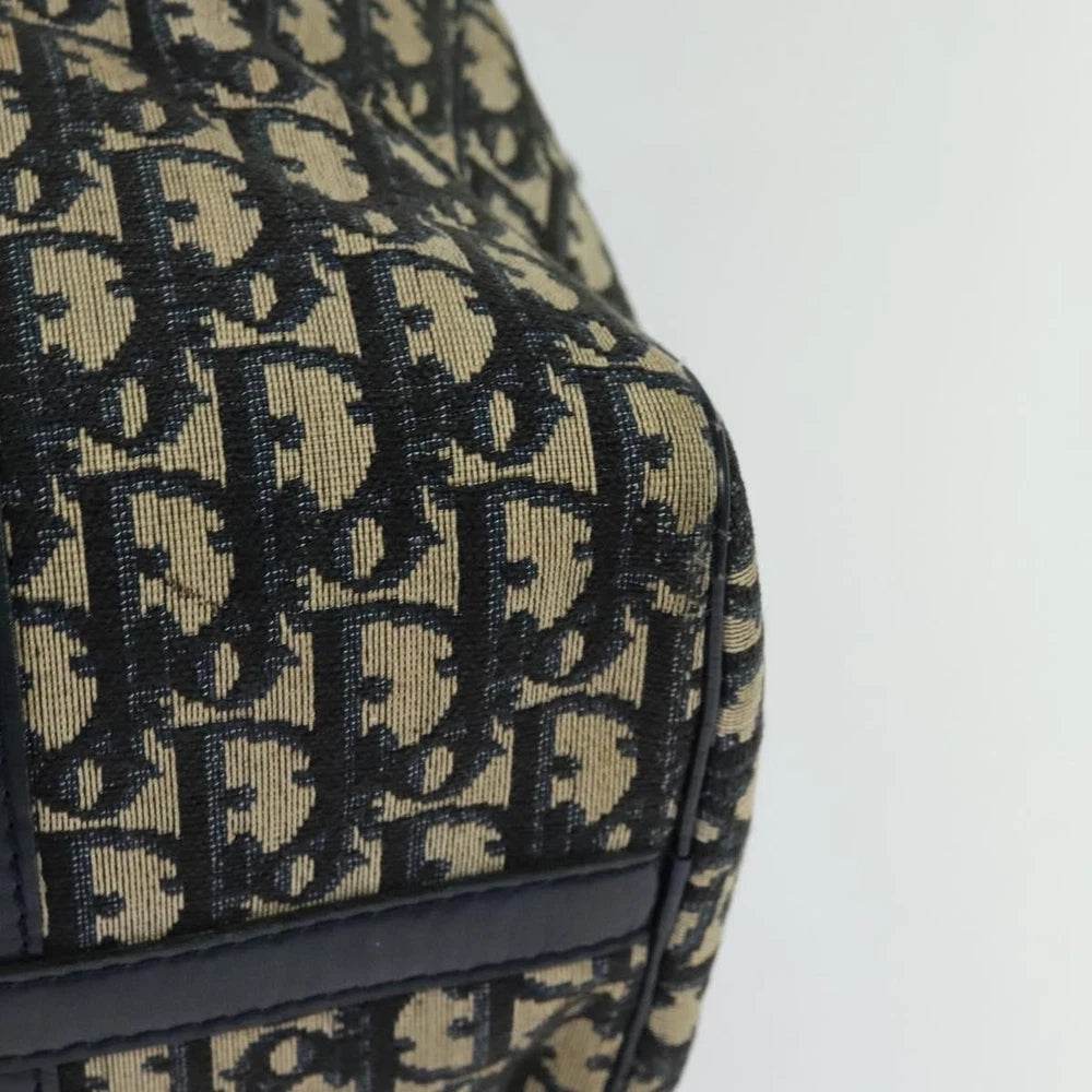 Dior Boston Bag - Navy Trotter Canvas