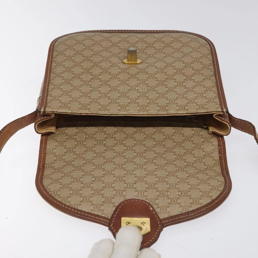 CELINE SHOULDER BAG MACADAM CANVAS