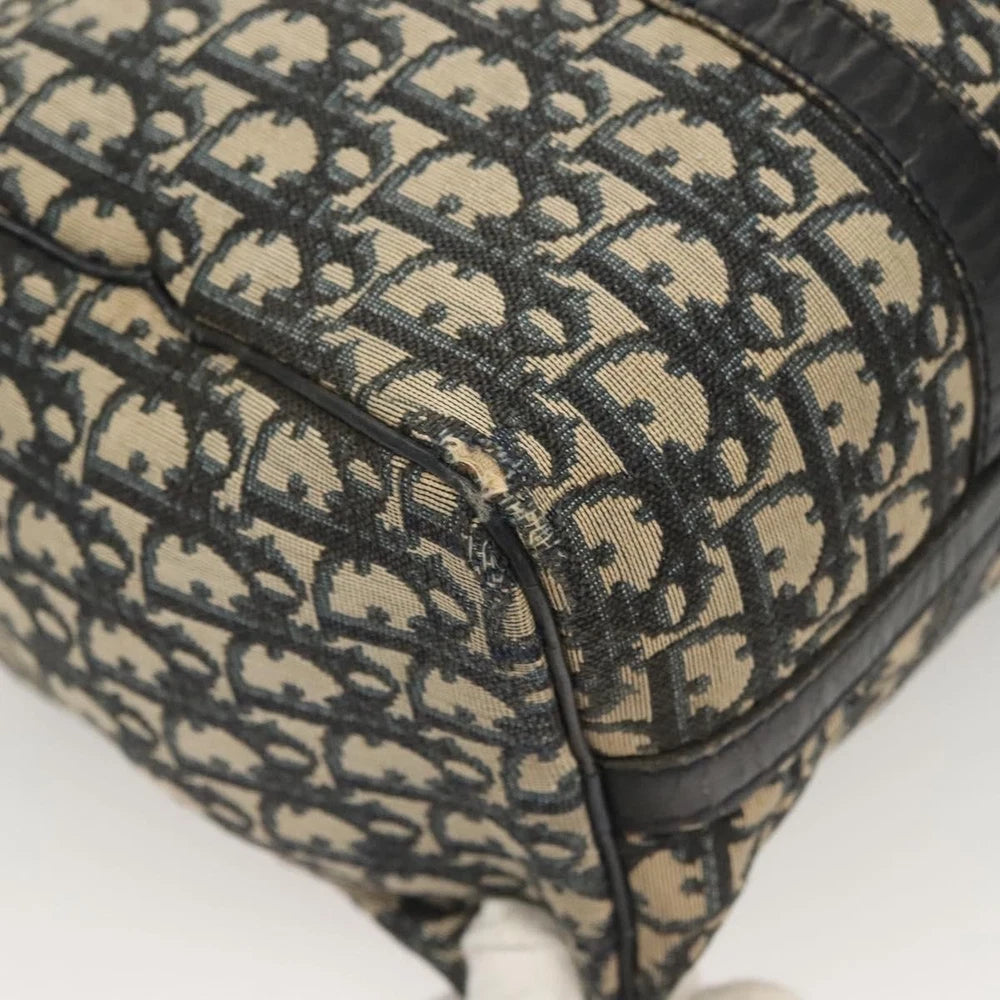 Christian Dior Boston Bag 30 -  Navy Trotter Canvas