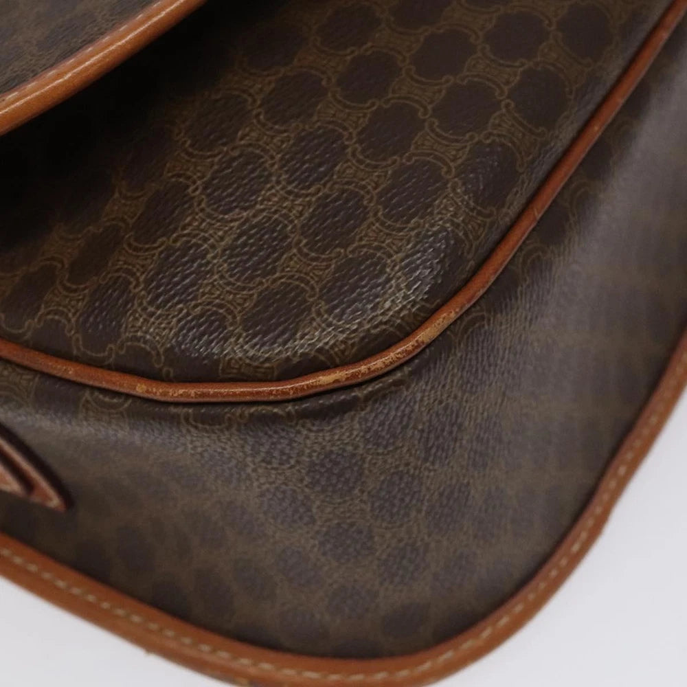 CELINE SHOULDER BAG MACADAM CANVAS