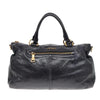 VINTAGE PRADA BAG BLACK LEATHER