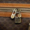 CELINE BOSTON BAG MACADAM CANVAS BROWN