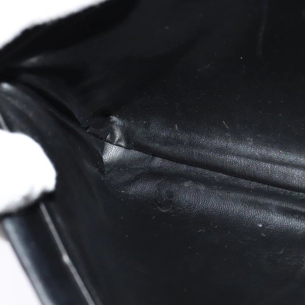 VINTAGE CELINE CLUTCH BLACK LEATHER