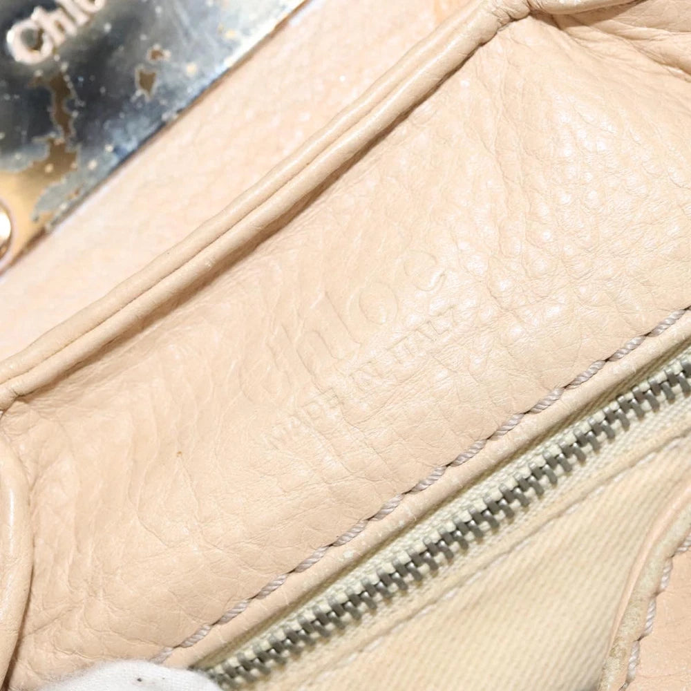 CHLOE PADDINGTON BAG BEIGE LEATHER