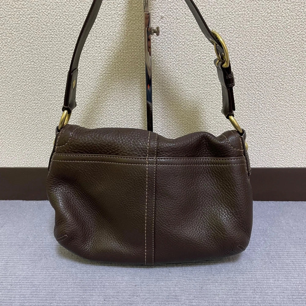 Coach Soho Bag - Dark Brown Leather