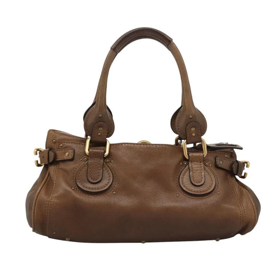 CHLOE PADDINGTON BAG BROWN LEATHER