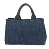 PRADA BIJOUX CANAPA BAG DENIM