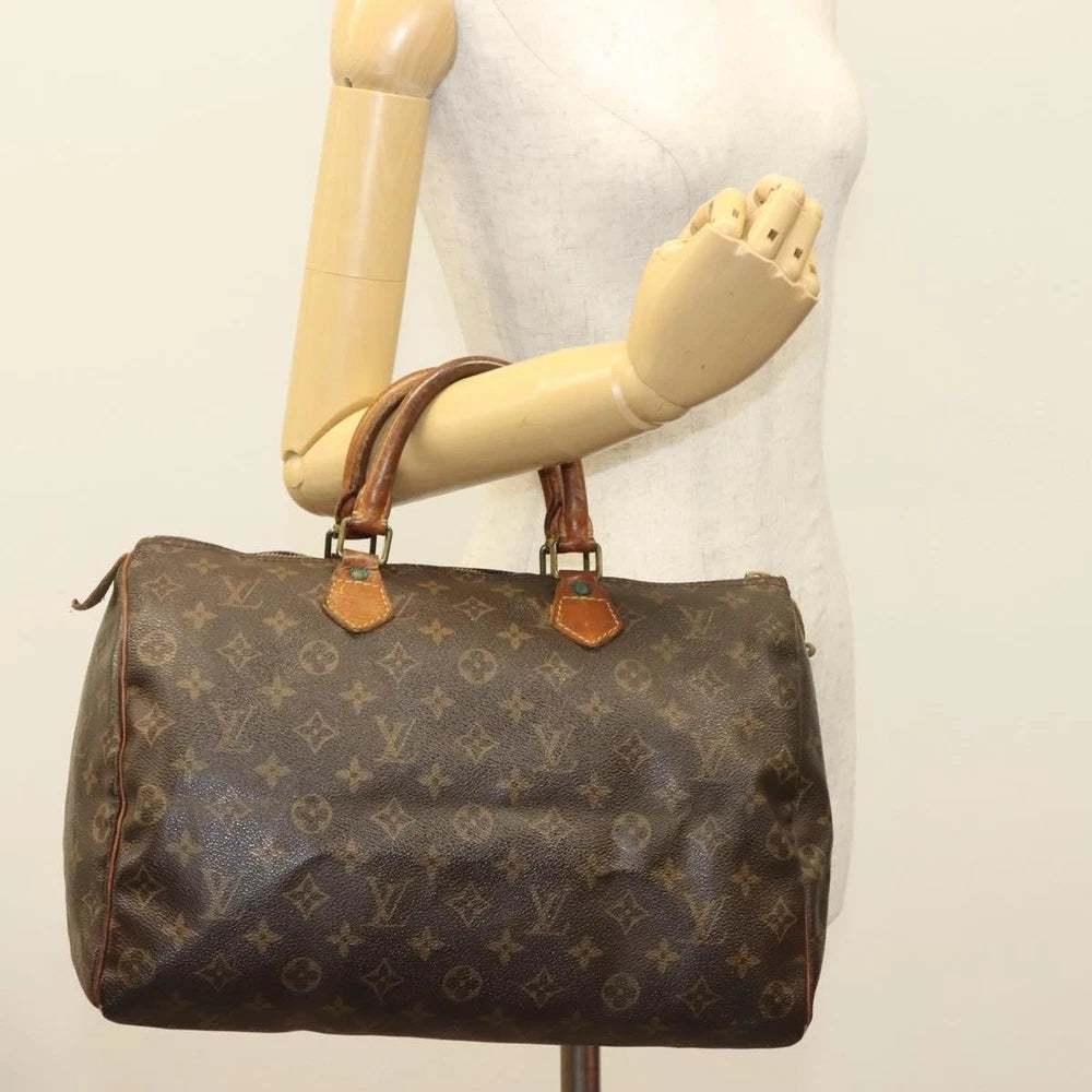 Vintage Louis Vuitton Speedy 35 Bag Monogram Canvas